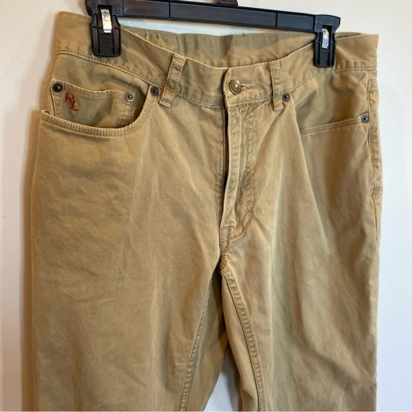 Polo Ralph Lauren Men's Khaki Light Brown Pants 31X30 Straight Leg - Picture 2 of 8